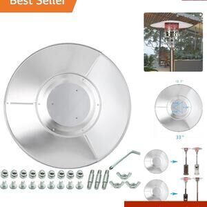 Energy-Saving Patio Heater Reflector Shield - 33